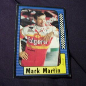 1991 JR MAXX  NASCAR CARD - MARK MARTIN  - ITEM # 5 - 20